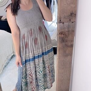 Sacred Threads one size boho maxi dress
